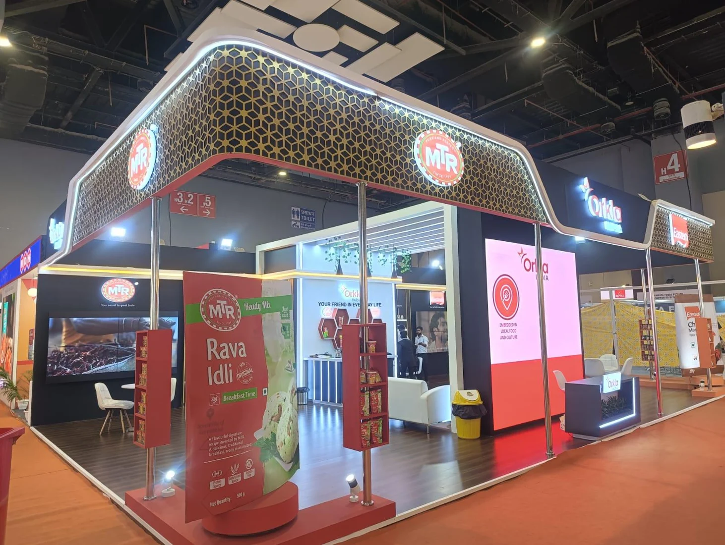 MTR and Eastern exhibition environment at World Food India 2023